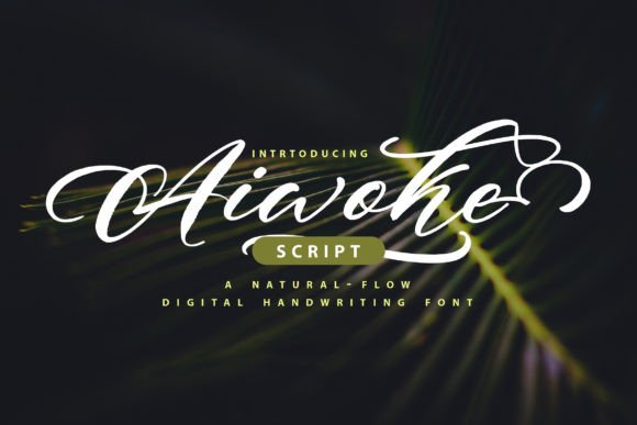 Aiwoke: A Script Font for Creative Crafters