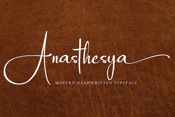 Anasteshya Font: Elegant Script for Editorial Design