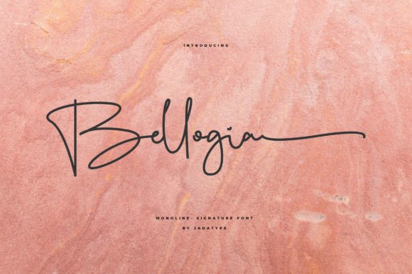Bellogia: A Elegant Script Font
