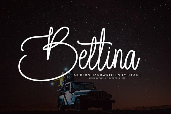 Bettina: A Script Font for Web Design