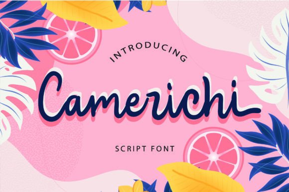 Camerichi Font: Playful Script for Editorial Design