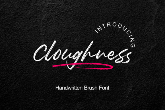 Cloughness Font for Creative Projects