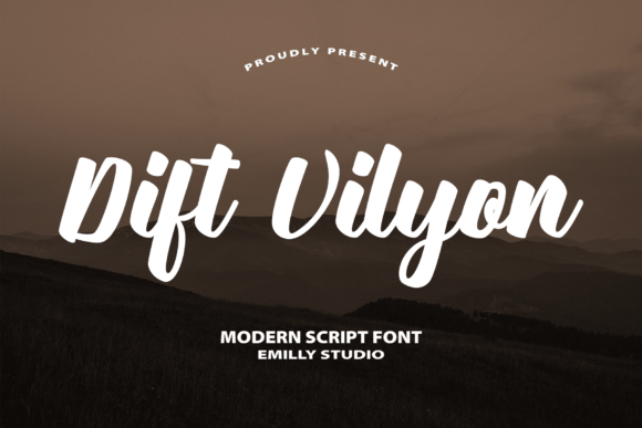 Dift Vilyon Font for Editorial Design