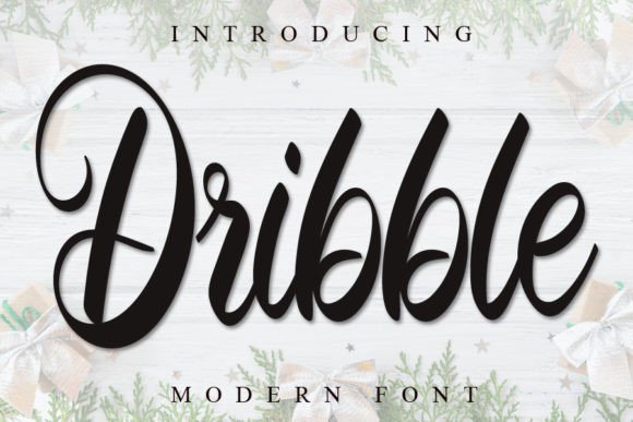 Dribble Font for Creative Web Projects