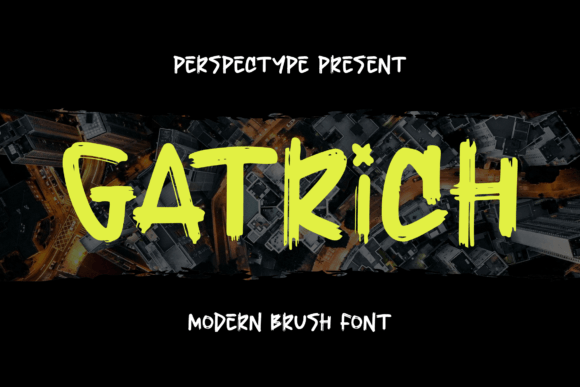 Gatrich Font for Creative Makers