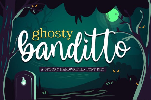 Ghosty Banditto Font for Creative Projects