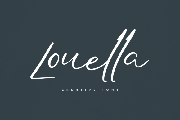 Louella: A Script Font for Elegant Branding