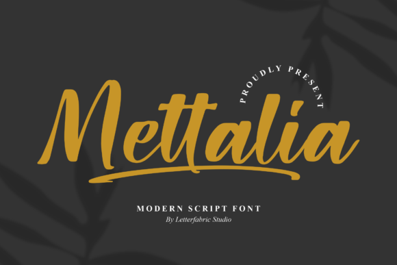 Mettalia: A Bold Script Font for Business