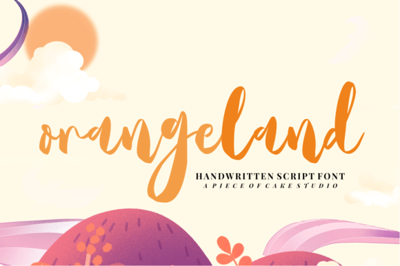 Orangeland Font: Elegant Script for Designers