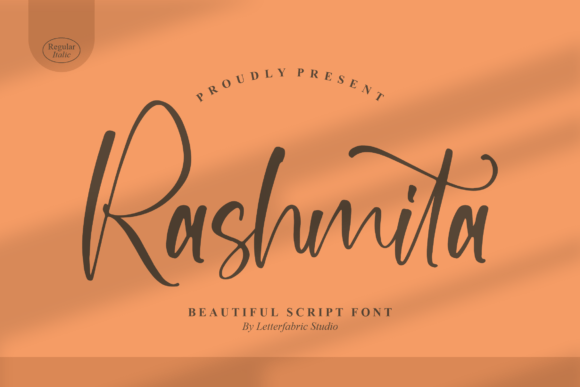 Rashmita: A Charming Script Font