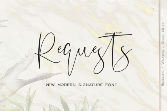 Requests Font for Business Branding