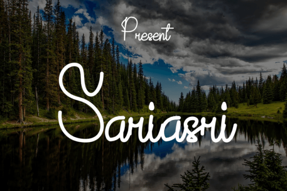 Sariasri: A Script Typeface for Elegant Branding