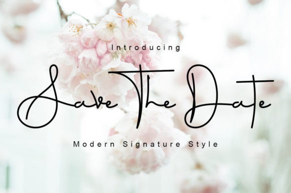 Save the Date Font for Bold Campaigns