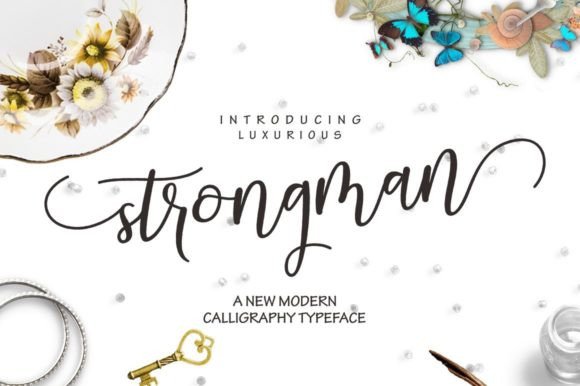 Strongman: A Premium Script Font for Business Branding