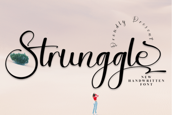 Strunggle: Elegant Script Font for Business